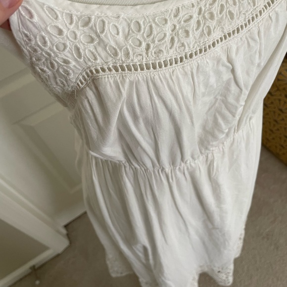 J Crew Eyelet Ruffle Cotton Sundress - Picture 3 of 7
